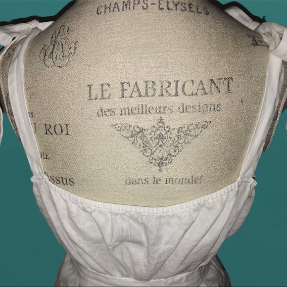 SOLD Reformation Linen Dress XL XXL White Midi Sundress Elliot EUC - Picture 7 of 10